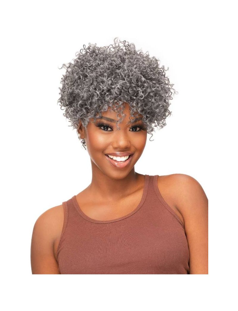 Afro Kinky Curly Destiny Premium Realistic Fiber Full Wig Beauty Elements